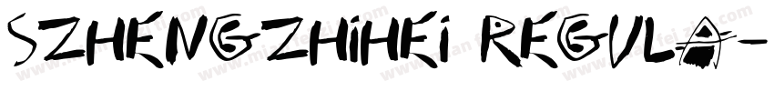 Szhengzhihei Regula字体转换